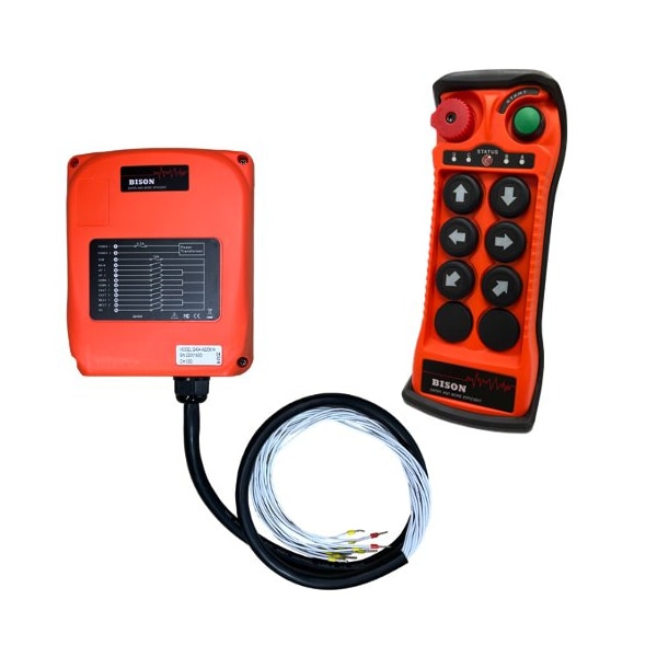 Bison Lifting Equipment Remote Control for Hoist, Trolley and Bridge (1-Speed) Q600 - main